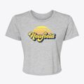 Newfield Maine Sublime Sunset Women's Crop Top additional view 1