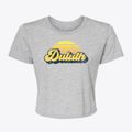Duluth Washington Sublime Sunset Women's Crop Top additional product view 1