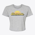 Bunkerville Nevada Sublime Sunset Women's Crop Top additional product view 1