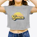 Lenox Iowa Sublime Sunset Women's Crop Top additional view 3