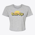 Castle Hill California Sublime Sunset Women's Crop Top additional view 1