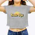 Castle Hill California Sublime Sunset Women's Crop Top additional view 3