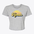 Homer Georgia Sublime Sunset Women's Crop Top additional view 1