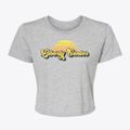 Liberty Center Ohio Sublime Sunset Women's Crop Top additional view 1