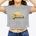 Greene Iowa Sublime Sunset Women's Crop Top additional view 3
