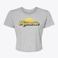 Maineville Ohio Sublime Sunset Women's Crop Top additional product view 1