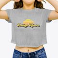 Baileys Harbor Wisconsin Sublime Sunset Women's Crop Top additional view 3