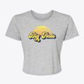 Big Flats Wisconsin Sublime Sunset Women's Crop Top additional view 1