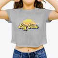 Big Flats Wisconsin Sublime Sunset Women's Crop Top additional view 3