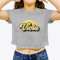 Viola Illinois Sublime Sunset Women's Crop Top additional product view 3