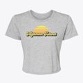 Tilghman Island Maryland Sublime Sunset Women's Crop Top additional view 1