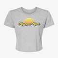 Mashpee Neck Massachusetts Sublime Sunset Women's Crop Top additional product view 1