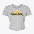 Lake Holiday Indiana Sublime Sunset Women's Crop Top additional view 1