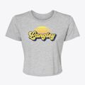 Langley Oklahoma Sublime Sunset Women's Crop Top additional product view 1