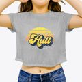 Hull Texas Sublime Sunset Women's Crop Top additional product view 3