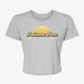 Palisades Park New Jersey Sublime Sunset Women's Crop Top additional view 1