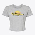 Wallagrass Maine Sublime Sunset Women's Crop Top additional view 1