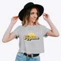 Hoyleton Illinois Sublime Sunset Women's Crop Top additional product view 2