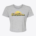 Fort Towson Oklahoma Sublime Sunset Women's Crop Top additional view 1