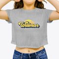 Willmar Minnesota Sublime Sunset Women's Crop Top additional product view 3