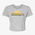 Bloomingdale Michigan Sublime Sunset Women's Crop Top additional view 1