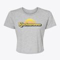 Lackawanna New York Sublime Sunset Women's Crop Top additional view 1