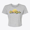 Ste. Marie Illinois Sublime Sunset Women's Crop Top additional view 1