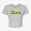 Fostoria Iowa Sublime Sunset Women's Crop Top additional view 1