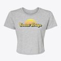 Central Bridge New York Sublime Sunset Women's Crop Top additional view 1