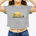 Creston Nebraska Sublime Sunset Women's Crop Top additional product view 3