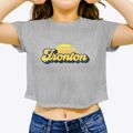 Fronton Texas Sublime Sunset Women's Crop Top additional product view 3