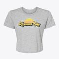 Howard City Nebraska Sublime Sunset Women's Crop Top additional view 1