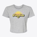 Plainfield Ohio Sublime Sunset Women's Crop Top additional product view 1