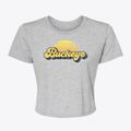 Buckeye Iowa Sublime Sunset Women's Crop Top additional view 1