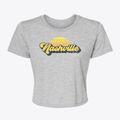 Nashville Kansas Sublime Sunset Women's Crop Top additional view 1