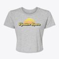 Hamilton Square New Jersey Sublime Sunset Women's Crop Top additional view 1