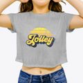 Jolley Iowa Sublime Sunset Women's Crop Top additional view 3