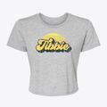 Tibbie Alabama Sublime Sunset Women's Crop Top additional view 1
