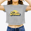 Ionia Michigan Sublime Sunset Women's Crop Top additional view 3