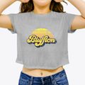 Bluffton Indiana Sublime Sunset Women's Crop Top additional view 3