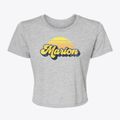 Marion North Carolina Sublime Sunset Women's Crop Top additional view 1