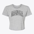 Magnolia New Jersey Trendy Block Women's Crop Top additional view 1