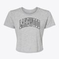 Lakewood Ohio Trendy Block Women's Crop Top additional view 1