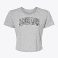 Silver Lake New Jersey Trendy Block Women's Crop Top additional view 1
