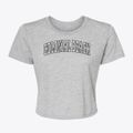 Colonial Beach Virginia Trendy Block Women's Crop Top additional view 1