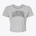 Laurium Michigan Trendy Block Women's Crop Top additional view 1