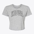 Kiowa Kansas Trendy Block Women's Crop Top additional view 1