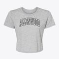 Allenwood Pennsylvania Trendy Block Women's Crop Top additional view 1
