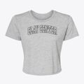Clay Center Ohio Trendy Block Women's Crop Top additional view 1