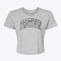Protivin Iowa Trendy Block Women's Crop Top additional view 1